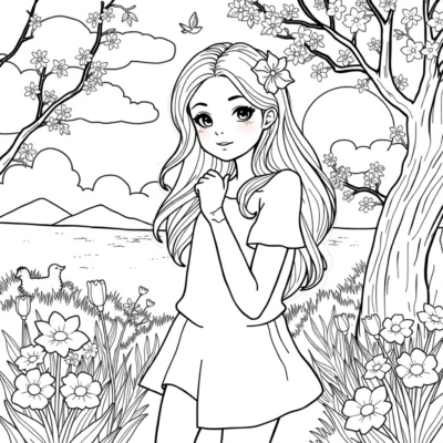 Coloring Book: Coloring Pages for Little Girls