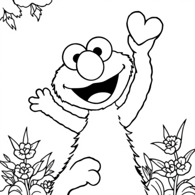 Coloring Book: Elmo Coloring Pages for Kids