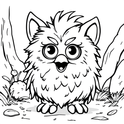Coloring Book: Furby Coloring Pages for Kids