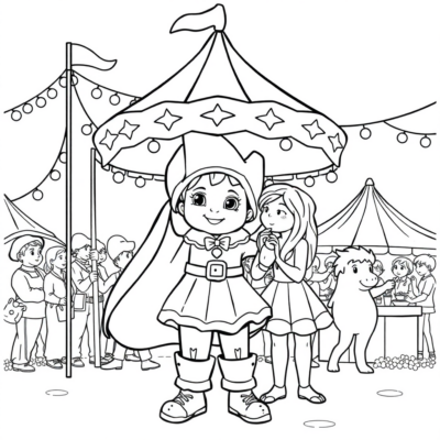 Coloring Book: Carnival Coloring Pages for Kids