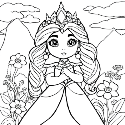 Coloring Book: Princess Zosia Coloring Pages for Kids