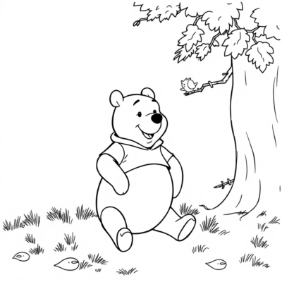 Winnie the Pooh Printable Coloring Pages for Kids