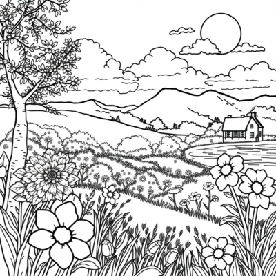 Coloring Book: Summer Coloring Pages for Kids