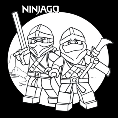 Coloring Book: Lego Ninjago Coloring Pages for Kids