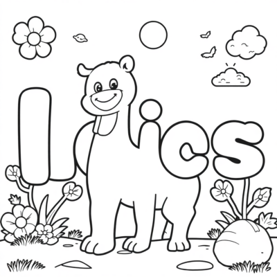 Coloring Book: Coloring Pages for Kids Letters