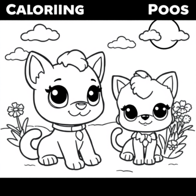 Coloring Book: Little Pet Shop Coloring Pages for Kids