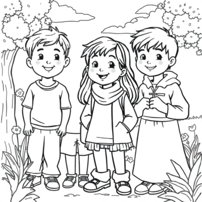 Coloring Book: Coloring Pages for Children – People