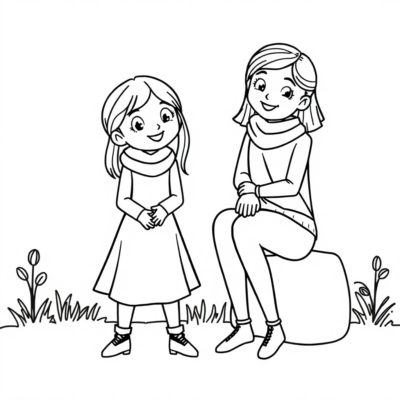 Coloring Book: Coloring Pages for Kids and Mom