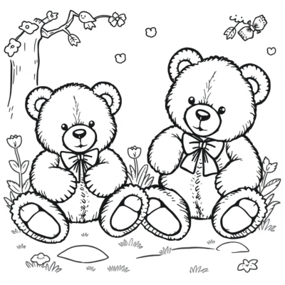 Coloring Book: Coloring Pages for Kids – Bears