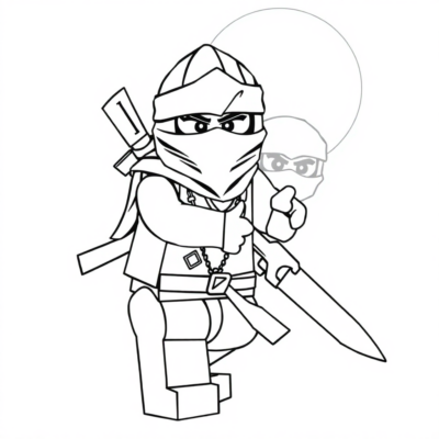 Coloring Book: Ninjago Coloring Pages for Kids