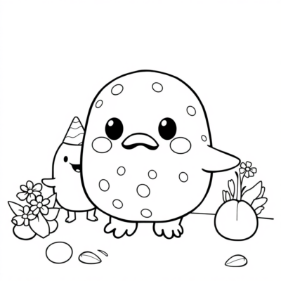 Coloring Book: Num Noms Coloring Pages for Kids