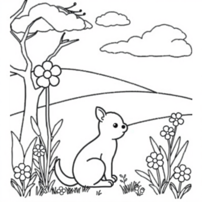 Spring Coloring Book: Coloring Pages for Children about Spring