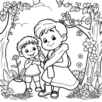 Coloring Book: Health Coloring Pages for Kids