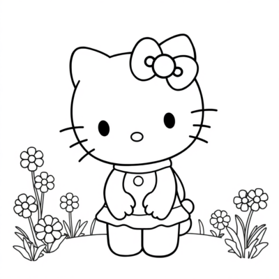 Coloring Book: Online Coloring Pages for Kids – Hello Kitty