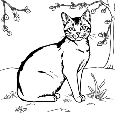 Coloring Book: Online Coloring Pages for Kids – Kittens