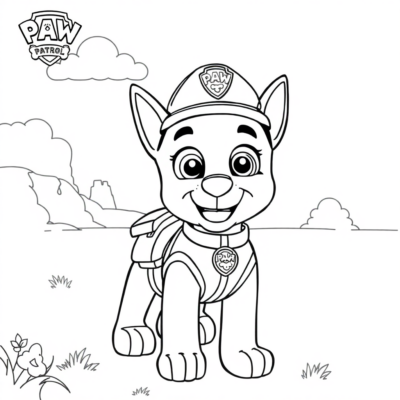 Coloring Book: Online Coloring Pages for Kids – Paw Patrol