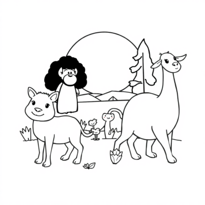 Coloring Book: Online Coloring Pages for Kids – Animals