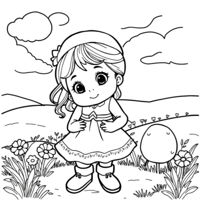 Coloring Book: Coloring Pages for Children in Ukrainian