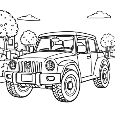 Coloring Book: Coloring Pages for Kids – Vehicles