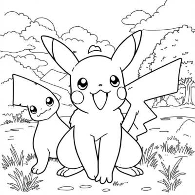 Coloring Book: Coloring Pages for Kids – Pokémon