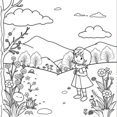 Coloring Book: Seasonal Coloring Pages for Kids