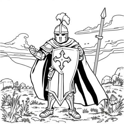 Coloring Book: Coloring Pages for Kids – Knights