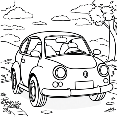 Coloring Book: Car Colorings for Kids