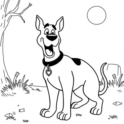 Coloring Book: Scooby Doo Coloring Pages for Kids to Print