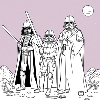 Coloring Book: Star Wars Coloring Pages for Kids