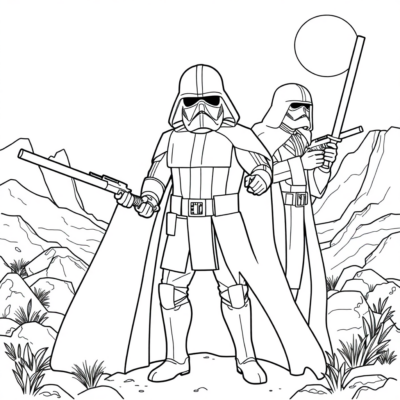 Coloring Book: Star Wars Coloring Pages for Kids to Print