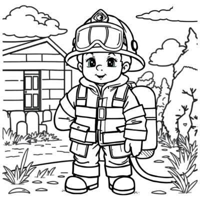 Coloring Book: Fireman Sam Coloring Pages for Kids