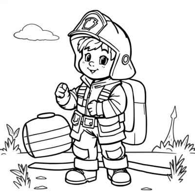 Coloring Book: Fireman Sam Printables for Kids