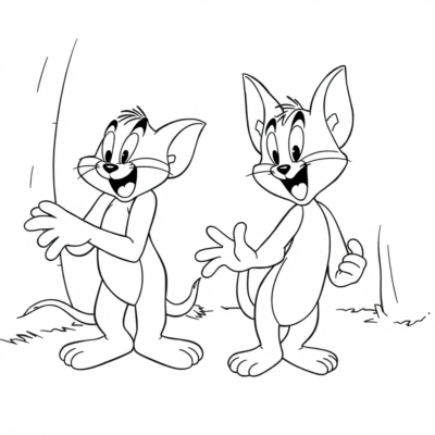 Coloring Book: Tom and Jerry Coloring Pages for Kids