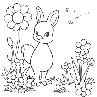 Spring Coloring Book: Coloring Pages for Kids