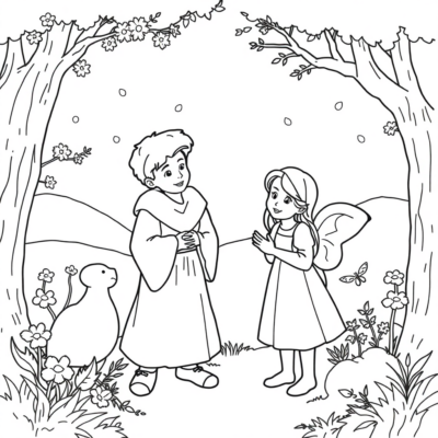 Coloring Book: Fairy Tale Coloring Pages for Kids