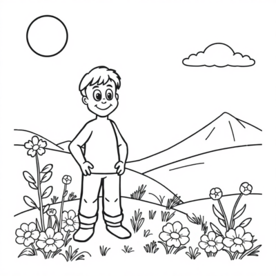 Coloring Book: Coloring Pages for Kids with Numbers