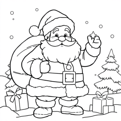 Coloring Book: Christmas Coloring Pages for Kids