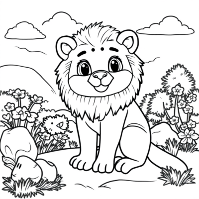 Coloring Book: Printable Animal Coloring Pages for Kids
