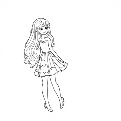 Printable Coloring Sheets for Girls’ Fun