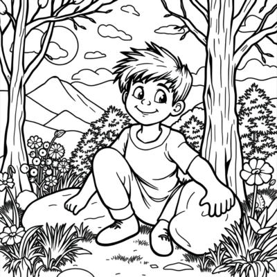 Coloring Book: Printables for Older Children