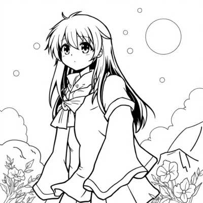 Printable Anime Coloring Pages