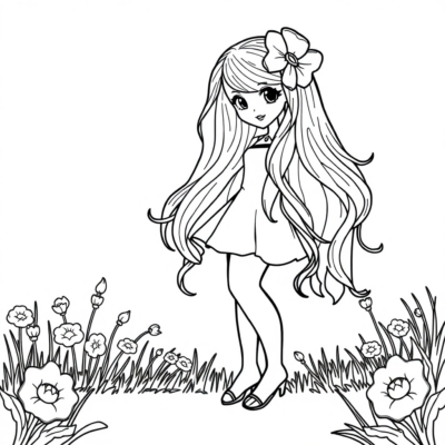 Cute Printable Coloring Pages for Girls