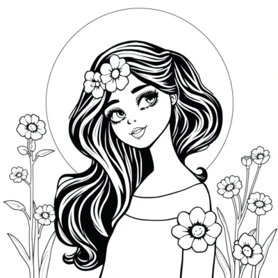 Printable Coloring Pages for Girls