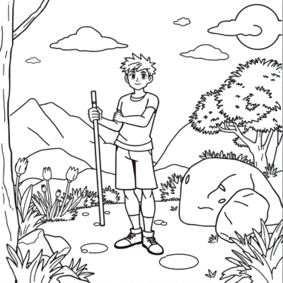 Printable Kids Coloring Game Pages