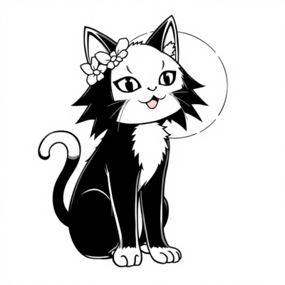 Kuromi Coloring Pages for Print