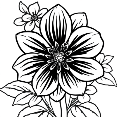 Printable Coloring Pages Flowers