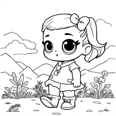 Coloring Book: Printable Coloring Pages LOL