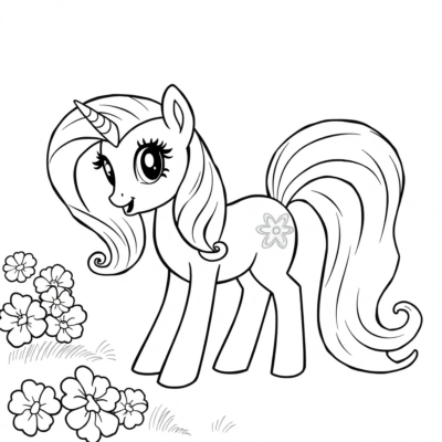 My Little Pony Equestria Printable Colorings