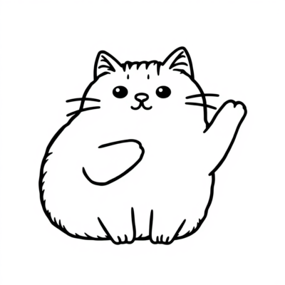 Pusheen Printable Coloring Pages
