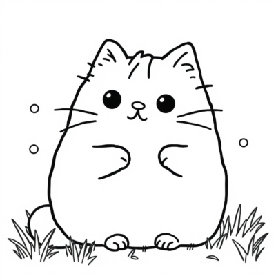 Coloring Book: Printable Pusheen Coloring Pages